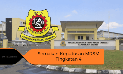 Tingkatan 1 2022 semakan mrsm Semakan Kemasukan