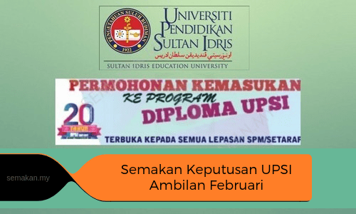 Semakan Keputusan UPSI