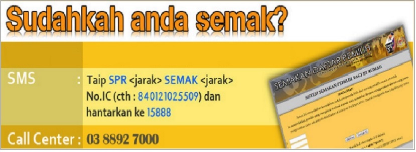 Semakan Daftar Pemilih