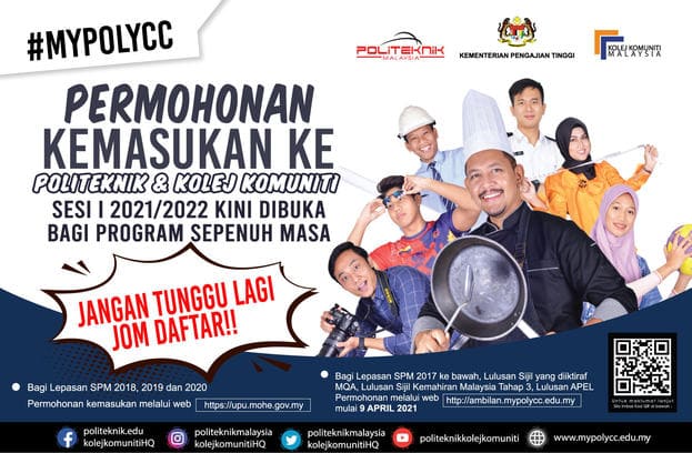 Permohonan Dan Semakan Keputusan Politeknik 2022 Online