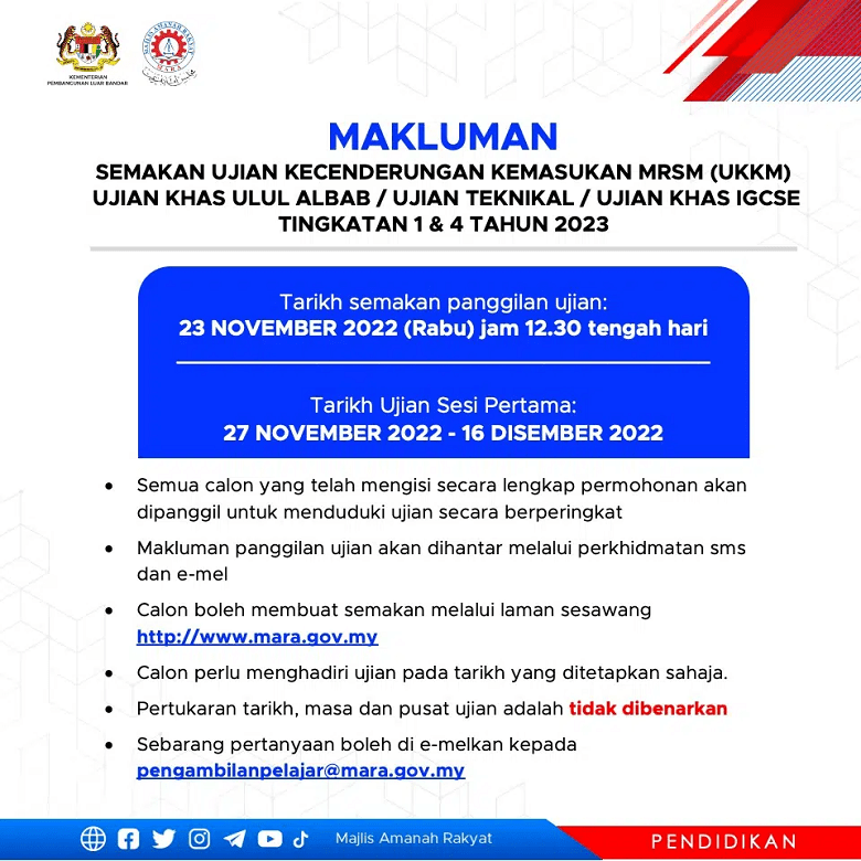 semakan ukkm