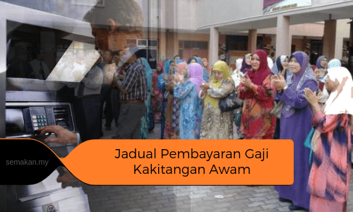 Jadual gaji penjawat awam 2022