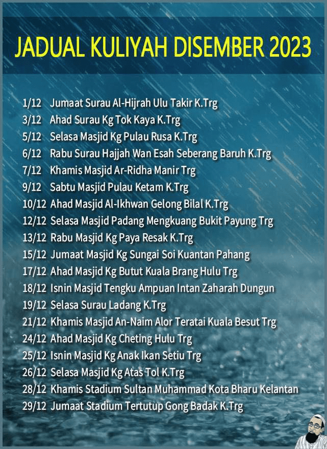 Jadual-Kuliyah-UAI-Disember-2023