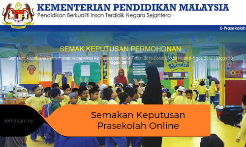 Tahun 2022 pra sekolah semakan ePrasekolah: Pendaftaran