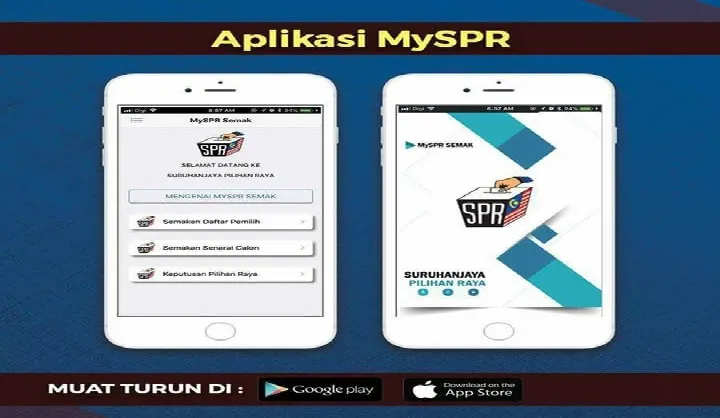 semakan daftar mengundi melalui myspr semak muat turun aplikasi myspr semak