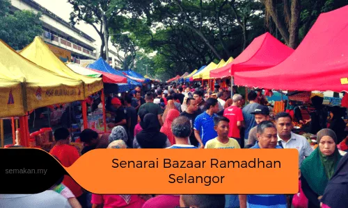 lokasi tumpuan beli juada berbuka puasa di selangor Senarai Bazar Ramadhan Selangor