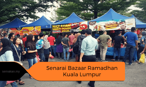 2021 bazaar ramadhan Senarai bazaar