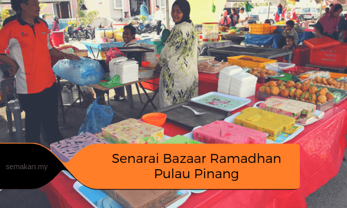 Senarai Bazar Ramadhan Pulau Pinang