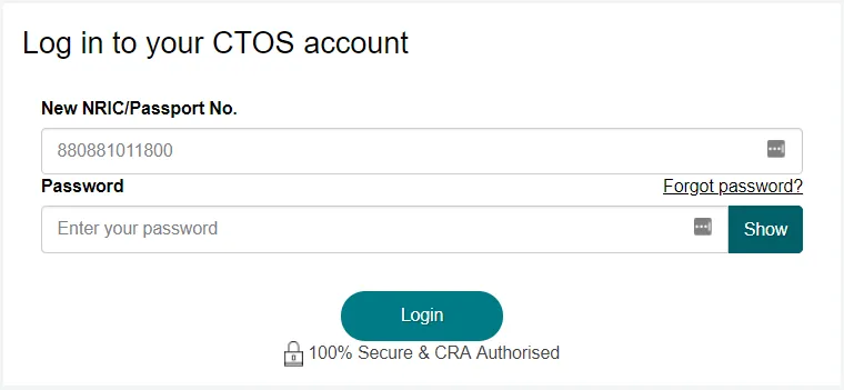 Cara Mendapatkan Laporan Kredit ctos semakan ctos online