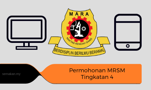 Permohonan MRSM Tingkatan 4 