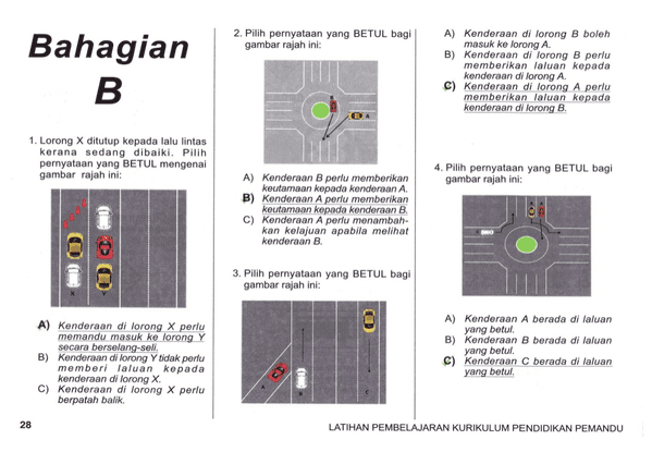 Contoh Soalan Ujian Komputer Kereta