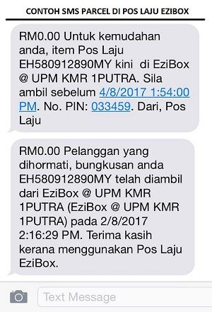 Cara Menggunakan Pos Laju EziBox