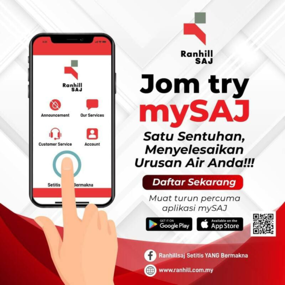 Semakan Bil Air Johor Online & Aplikasi mySAJ Dan Bayar Bil
