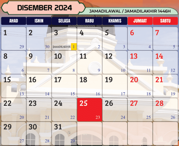 Kalendar Islam 2025 Tarikh Penting 1445 1446H Di Malaysia