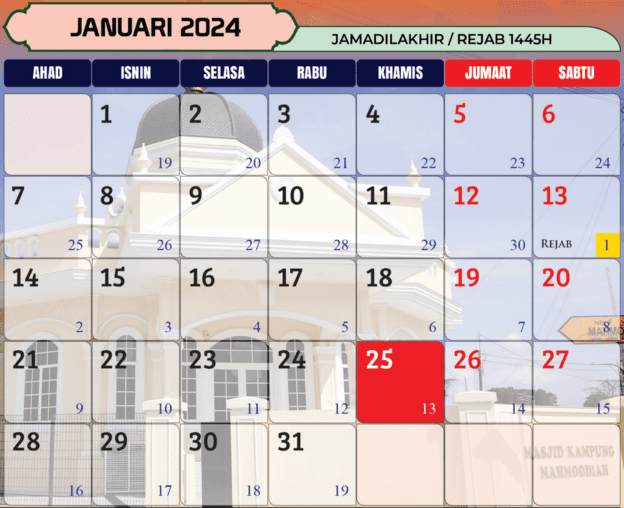 Kalendar Islam 2024 Tarikh Penting 1445 1446H Di Malaysia
