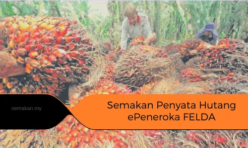 Semakan Penyata Hutang & Log Masuk Sistem ePeneroka FELDA online