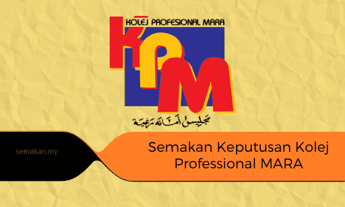 Semakan Keputusan Kolej Profesional MARA